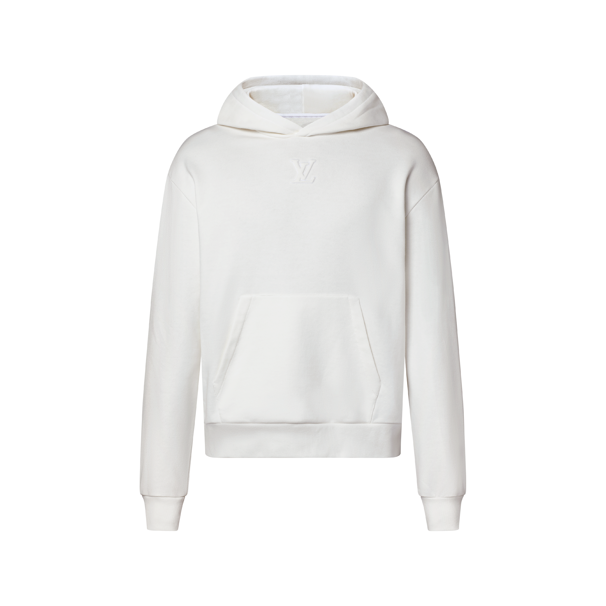 LV Embossed Cotton Hoodie - Ready-to-Wear | LOUIS VUITTON